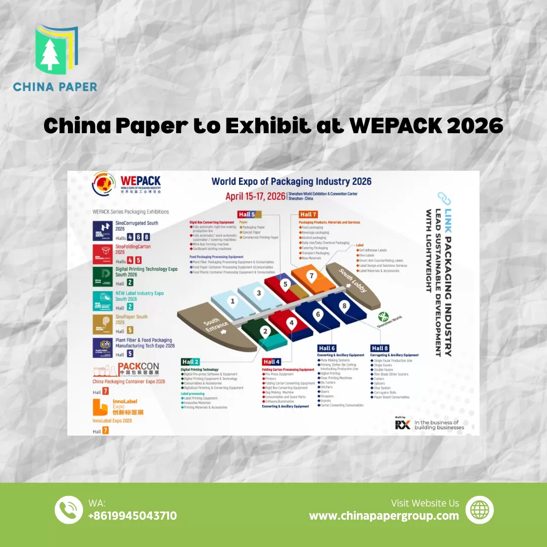 China Paper wird auf der WEPACK 2026 ausstellen.