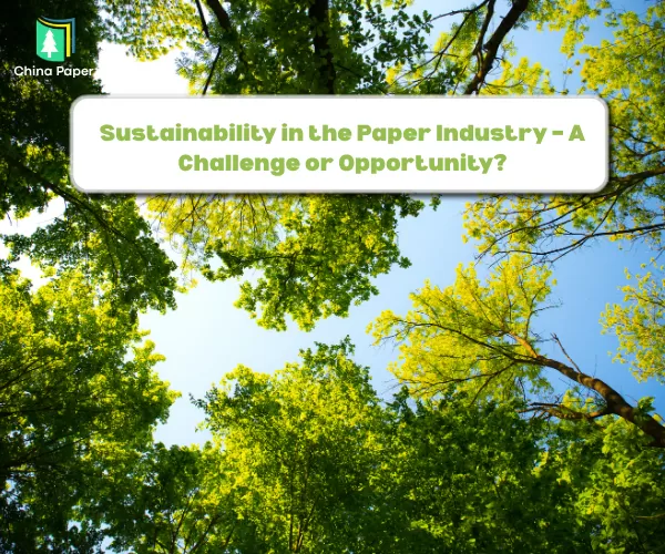 Nachhaltigkeit in der Papierindustrie – Eine Herausforderung oder Chance?