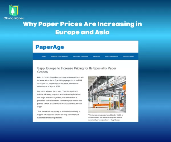 Warum die Papierpreise in Europa und Asien steigen