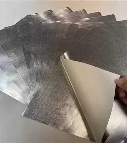 metallisiertes Papier